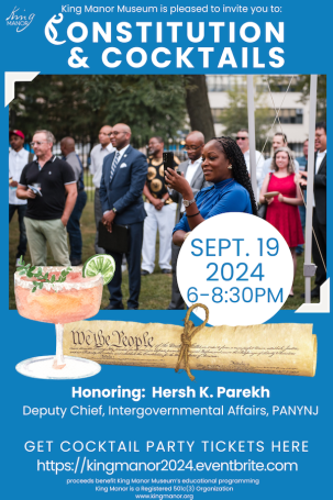 Invitation to Cocktails September 19